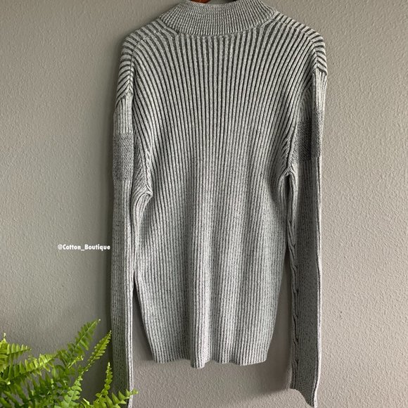 Men's 1/4 Zipper Pullover Long Sleeve Sweater (NWT) - Picture 10 of 10